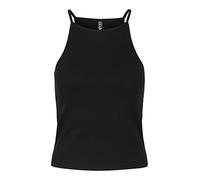 PIECES Pcostina Strap Top Noos BC T-Shirt, Nero, M Donna