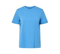 PIECES Maglietta da Donna Pcria SS Solid Tee Noos BC, Azzurro, L