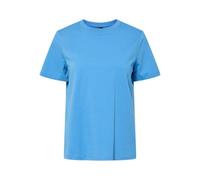 PIECES Maglietta da Donna Pcria SS Solid Tee Noos BC, Azzurro, M