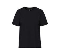 PIECES Maglietta da Donna Pcria SS Solid Tee Noos BC, Nero, M