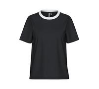 PIECES Maglietta da Donna Pcria SS Solid Tee Noos BC, Nero, M