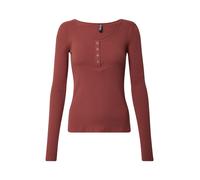 Pieces Pckitte LS Top Noos BC T-Shirt, Burro di Mela, XS Donna
