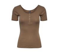 PIECES Maglietta 'Kitte' marrone, Taglia XL