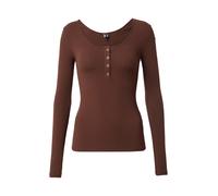 PIECES Maglietta 'Kitte' marrone scuro Donna PIECES L