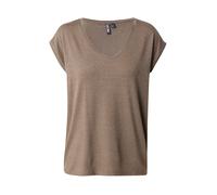 Pieces - PCBILLO TEE LUREX STRIPES JRS NOOS BC Marrone - Abbigliamento L Marrone