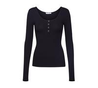 Pieces PCKITTE LS Top Noos B C Maglia a Maniche Lunghe, Nero (Black Black), Small Donna