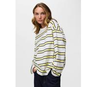 PIECES Maglietta 'PCMila' blu scuro / giallo / bianco Donna - Abbigliamento - Taglie comode - Maglie e top - Maglie e T-shirt PIECES L