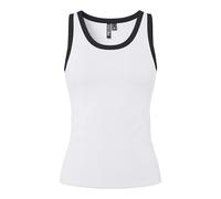 Pieces - Pcmay Tank Top Jrs Noos Bc Bianco - Abbigliamento L Bianco