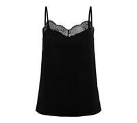 PIECES Top 'TIFFANY' nero, Taglia XS