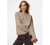 Pieces - Maglione color spugnola-Marrone XL