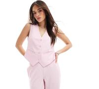Pieces - Mix and Match - Gilet sartoriale rosa XL