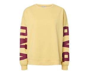 Pieces Neck Oversized Sweat Jrs Pcfany LS-Felpa Oversize con Scollo Rotondo Donna
