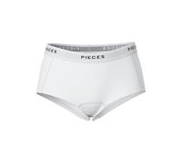 Pieces NOS Donna Pclogo Lady Boxers/Solid Noos Slip Not Applicable, Bianco (Bright White Bright White), 48 (Taglia Unica: X-Large)
