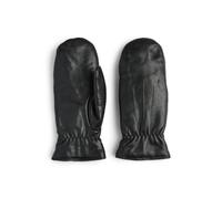 Pieces NOS Pcnellie Leather Mittens Noos, Guanti Donna, Nero (Black Black), Medium