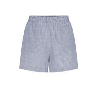 Pieces Pantaloncini da Donna Pcapia HW Mm, Coronet Blue/Stripes: Bianco Brillante, XL