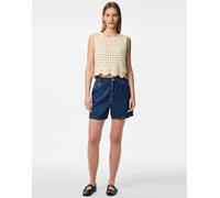 Pieces - Pantaloncini di jeans blu medio XL