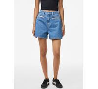 Pieces - Pantaloncini di jeans blu medio XL