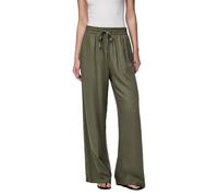 Pieces Pia Wide Leg High Waist Pants Verde 2XL Donna