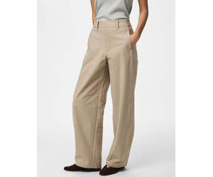 Pieces pantaloni color trench-Neutro M