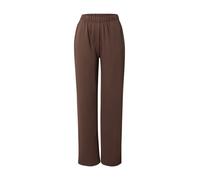 Pieces - Joggers a fondo ampio marrone cioccolato in coordinato XL
