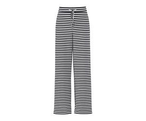 PIECES Pantaloni 'PCLAYA' nero / bianco Donna PIECES 38