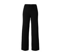 Pieces - Pantaloni in jersey a fondo ampio e vita medio alta neri-Nero XS