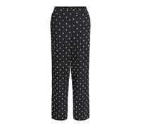 PIECES Pantaloni Pcnovalee HW, Nero/AOP: a Pois, XS