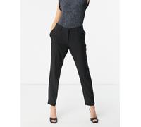 Pieces - Pantaloni sartoriali a sigaretta neri-Nero M