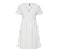 Pieces Pcabby Brod Ang SS Dress Noos BC, Ballerino di Nuvola, XS Donna