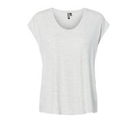 PIECES Pcalice SS Glitter Tee Jrs Noos BC, Chiaro Grigio Melange, M