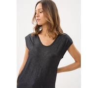 Pieces - Pcalice Ss Glitter Tee Jrs Noos Bc Nero - Abbigliamento S Nero