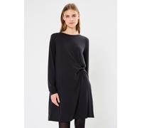 Pieces - Pcanora Ls Knot Dress Bc Nero - Abbigliamento L Nero