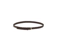 PIECES Pcavery Leather Braided Slim Belt Noos, Hot Fudge, numeric_80