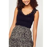 Pieces - Pcbarbera Lace Top Noos Bc Beige - Abbigliamento L Beige