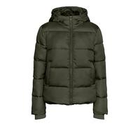 PIECES Pcbee New Short Puffer Jacket Noos BC, Notte Foresta, M