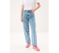 Pieces - Pcbennie Mw Straight Denim Jeans Blu - Abbigliamento 26 X 32 Blu