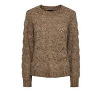 PIECES Pcbibbi LS O-Neck Knit Noos BC Maglione Donna