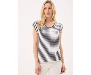 Pieces - Pcbillo Emb Jrs Tee Bc Blu - Abbigliamento XS Blu