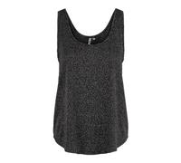 PIECES Pcbillo Tank Top Noos BC Canotta, Black/Detail:Black Lurex, L Donna