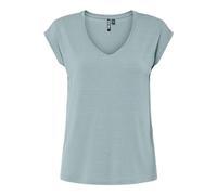 Pieces PCBILLO Tee Lurex Stripes Noos 17078572, Nuvola Blu, XL