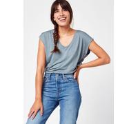 Pieces - Pcbillo Tee Lurex Stripes Noos Blu - Abbigliamento M Blu