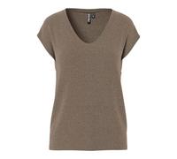 PIECES Pcbillo Tee Stripes Noos BC T-Shirt, Morel/Dettagli: Oro Lurex, S Donna