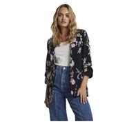 Pieces Pcbosella 3/4 Stampato Blazer Noos BC, Nero, S