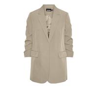 PIECES Pcbosella New 3/4 Long Blazer Mm Langblazer, White Pepper, S Donna