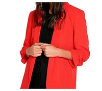 PIECES Pcboss 3/4 Blazer Noos, Blazer Donna, Rosso - High Risk Red, XL