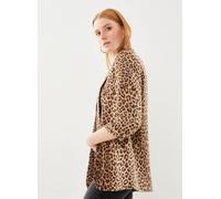 Pieces - PCBOSS 3/4 PRINTED BLAZER NOOS Beige - Abbigliamento S Beige