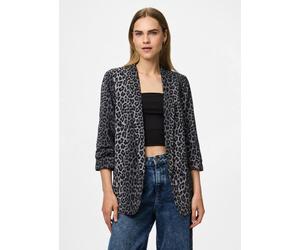 Pieces - PCBOSS 3/4 PRINTED BLAZER NOOS Grigio - Abbigliamento XS Grigio