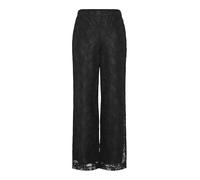 PIECES PCBOSULLA HW Lace Wide Pant, Nero, M