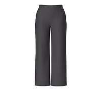 PIECES PCBOZZY HW WIDE PLAIN PANT NOOS BC, Pantaloni Donna, Grigio (Magnet), L