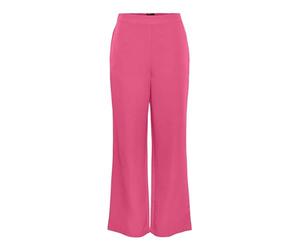 PIECES PCBOZZY HW WIDE PLAIN PANT NOOS BC, Pantaloni Donna, Rosa (Hot Pink), M